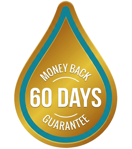 60-day money-back guarantee seal